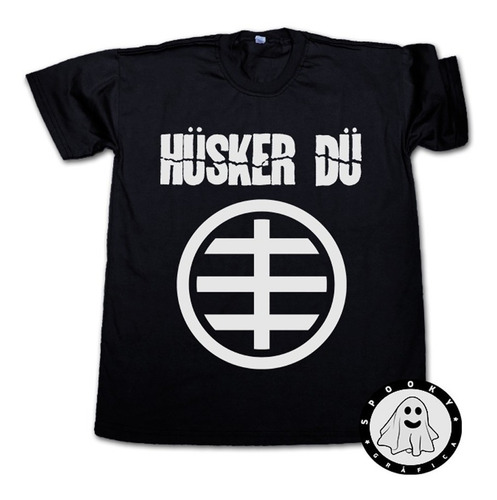 Remera Husker Du Logo Algodon Unisex, Punk, Rock Alternativo