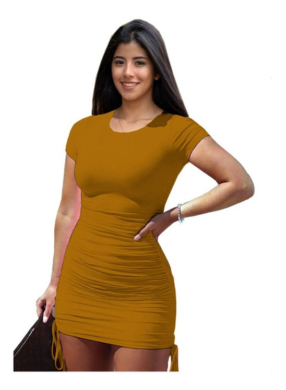 Vestido Juvenil Mostaza | MercadoLibre 📦 Vestido Juvenil Mostaza | MercadoLibre 📦