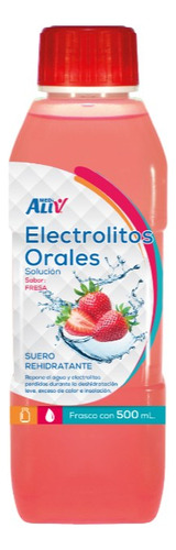 Medialiv Suero Rehidratante Fresa Botella C/500 Ml - Antibióticos de méxico, s.a. de c.v. (amsa)