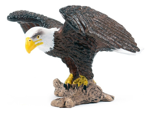 Modelo Animal Simulación Águila Para Accesorios En Miniatura