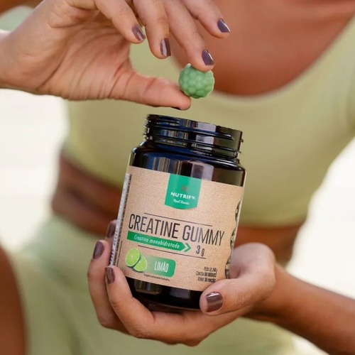 Creatine Gummy Sabor Limão Creatina Monohidratada Gomas Nutr
