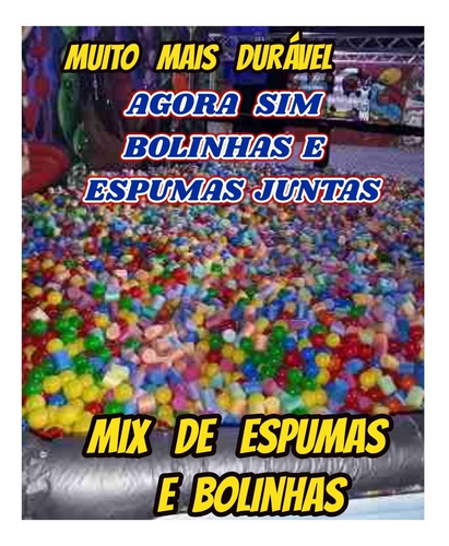 Espumas+bolinhas Para Piscina De Bolinha Kit Com 1000+brinde