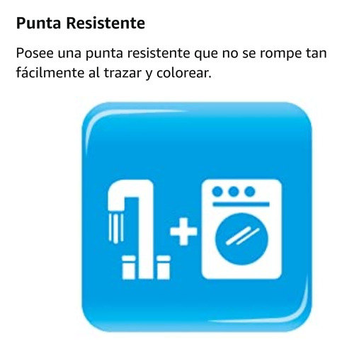 Plumines Escolares Maped Color'peps Ocean Lavables Con 12 Pz