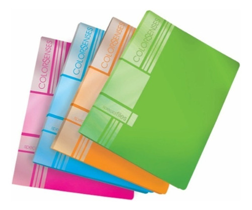 Carpeta Folder Con 30 Protectores De Hoja Carta Recopilador