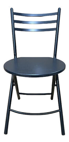Silla Plegable Brang Capacidad 150kg C/sistema De Seguridad Color Negro