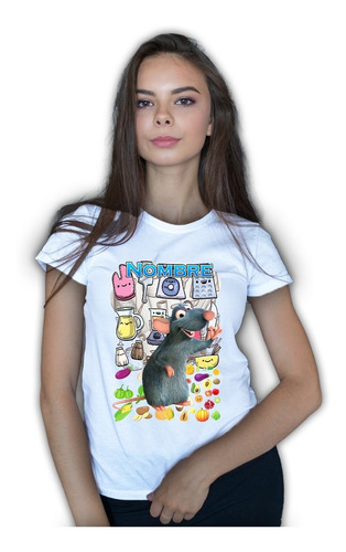 Playera Sublimada Personalizada Ratatouille Multitallas