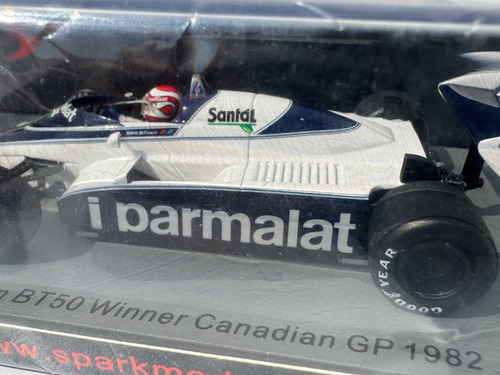 Spark F1 1:43 Brabham Bt50 Canadian Gp 1982 Nelson Piquet Multicolor