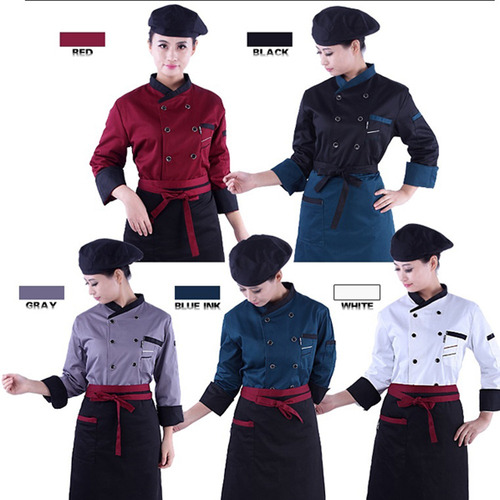 Uniforme De Cocina De Catering Metro Negro Uniforme De Cocina De Catering Metro Negro