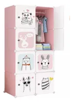 Comprar Armario Infantil Organizador De Ropa 8 Módulos Clóset
