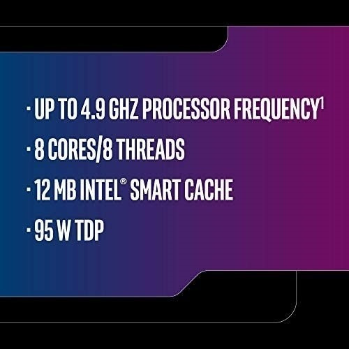 Imagen 3 de 5 de Procesador Intel Core I7-9700k 8 Cores Up To 3.6 Ghz/95w Tdp