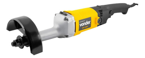 Esmerilhadeira reta Vonder ERV 1050 de 50 Hz/60 Hz amarelo 1050 W 220 V + acessório
