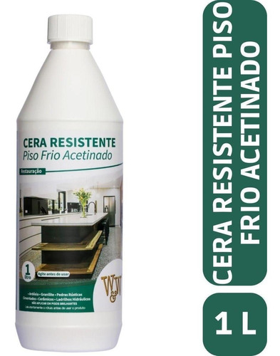 Produto Cera Resistente Acetinada Piso Frio Brilhando 1l W&w