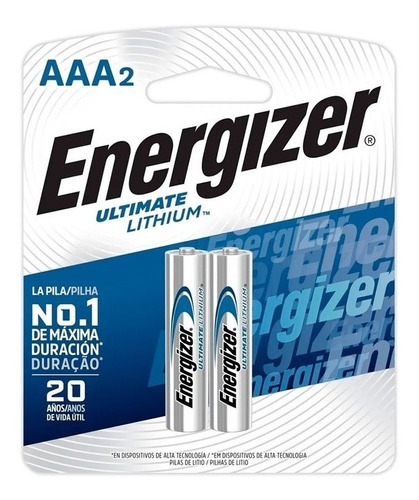 Pilha Energizer Ultimate Lithium Palito Aaa2