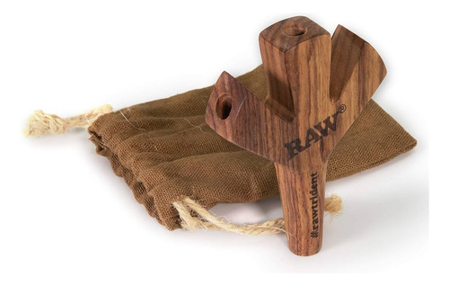 Raw Trident Holder Wooden Madera Tridente Pipa Candyclub