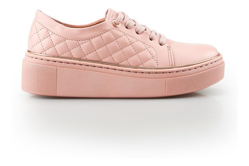 Tênis Casual Vizzano Feminino Rosa Com Plataforma 1339.202 