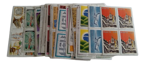 Selos Postais Brasil 1979 - 49 Quadras Diferentes + Cortesia