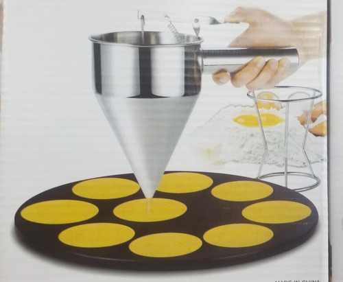 Dispensador De Masas Para Panqueques750ml Acero Inoxidable