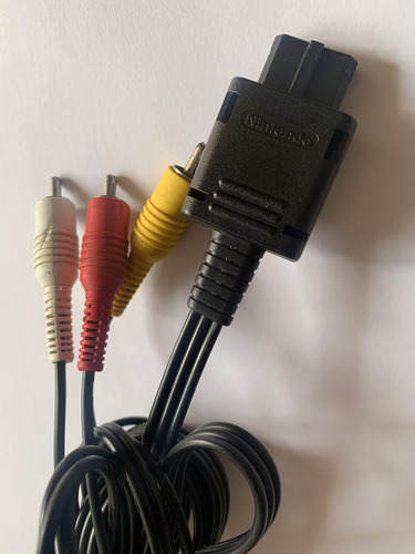 Cable Audio Y Video Nintendo Originalnes/snes/n64/gamecube (Usado)