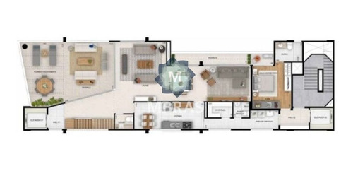 Imagem 8 de 9 de Cobertura Duplex Em Meio Aos Jardins - Entregue! - Mb9984