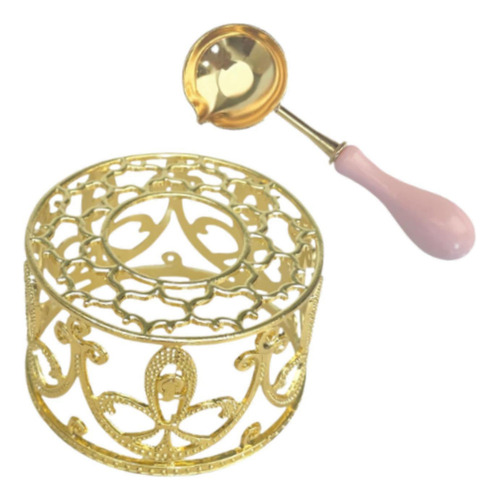 Kit De Sello De Cera Sello De Sello Metal Seal Comer Oro
