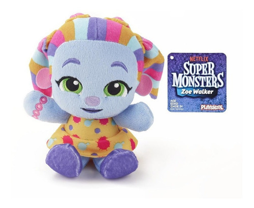 Peluche Netflix - Supermonstruos Zoe Walker 18 cm - Hasbro