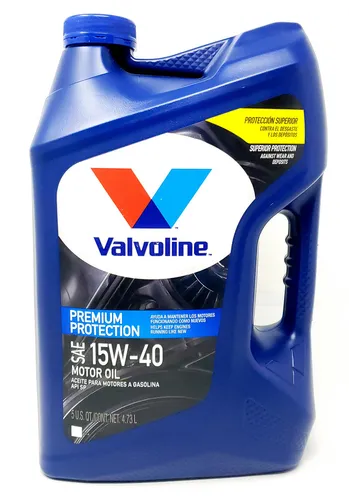 Aceite Motor Valvoline 15w40 Premium Protection Multigrado 4.73 Litros