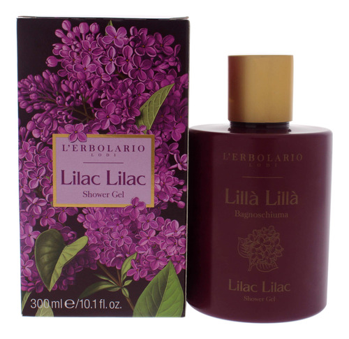 Lerbolario - Gel De Ducha Lila Lila Para Mujer, Gel De Ducha