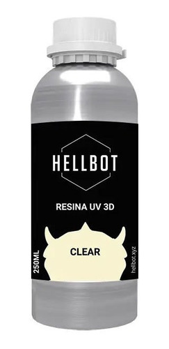 Resina Dura Uv  Hellbot 250ml Impresora 3d Dlp