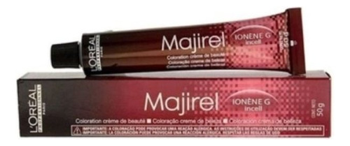 Kit Tinte L'Oréal  Majirel Majirel tom louro escuro acobreado acinzentado para cabelo