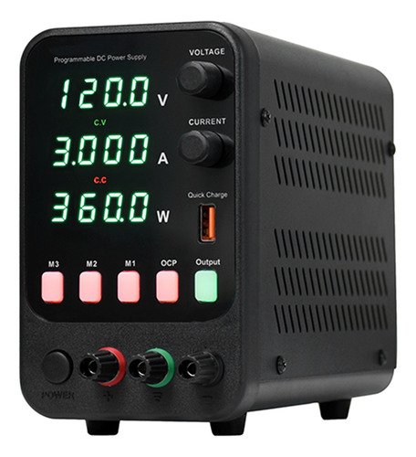 Fuente De Alimentación Dc Variable De Banco, 120 V, 3 A, Pan