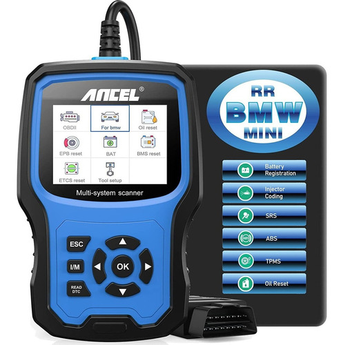 Scanner De Diagnostico Ancel Bm700 Bmw/mini Profesional