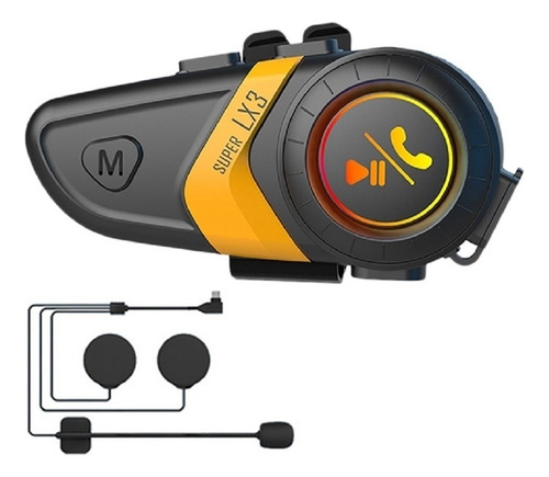A Audífonos Bluetooth For Motocicleta, Casco, Manos Libres
