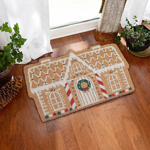 Alfombra De Bienvenida En Forma De X Mat Door, Navidad, Pan