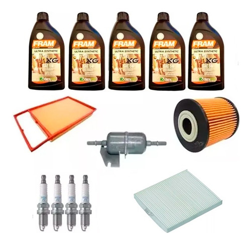 Kit Afinacion Para Dodge Vision Aceite 5w30 Filtros Y Bujias