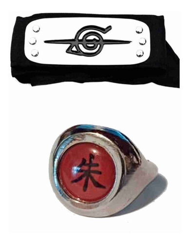 Bandana Itachi + Anillo Clan Akatsuki