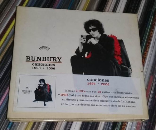 Enrique Bunbury Canciones 1996 / 2006 2 Cd + Dvd Promo Kktus (Usado)