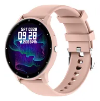 Comprar Smartwatch Deportivo Reloj Inteligente Zl02d Llamadas Tactil Malla Rosa