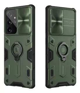 Funda Samsung Galaxy S22 Ultra De Grado Militar, Anillo 360