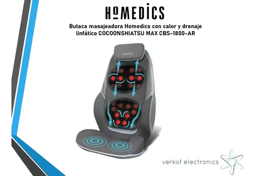 Butaca Masajeadora Homedics Cocoonshiatsu Max Cbs-1800-ar