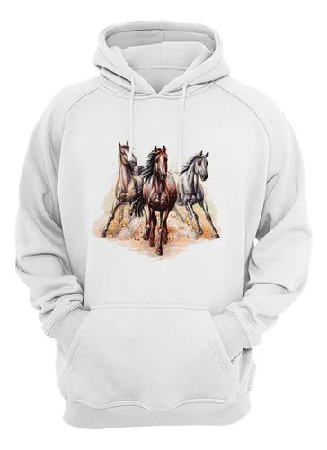 Sudadera Tres Caballos Art stica Creativa Mod.1250