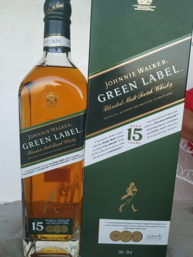 Whisky Johnnie Walker Green Label 15 Años