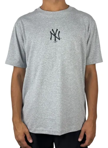 Camiseta New Era New York Yankees Mescla Cinza