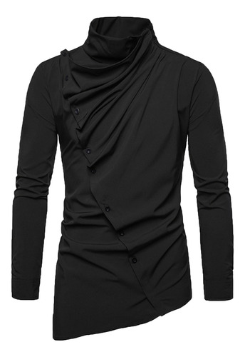 F Hombre Moda Casual Cuello Alto Invierno Manga Larga Irr 17