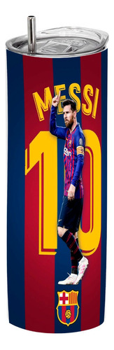 Termo Skinny Café 20 Oz - Lionel Messi Barcelona #25