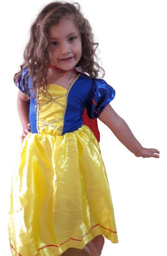 Disfraz Vestido Princesa Blancanieves