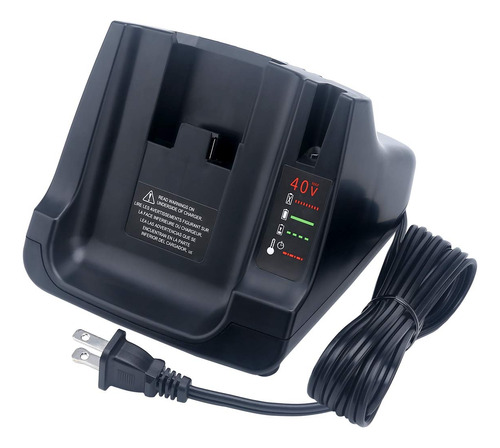 Biswaye Cargador Rpido De Batera De 40 V Max Lcs40 Compatibl