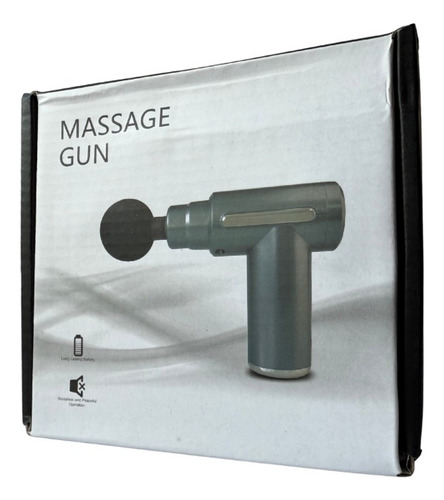 Pistola De Masaje Recargable Muscular Tejido Profundo 4 En 1