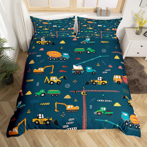 Juego De Ropa De Cama Para Niños Con Dibujos De Coches, Para