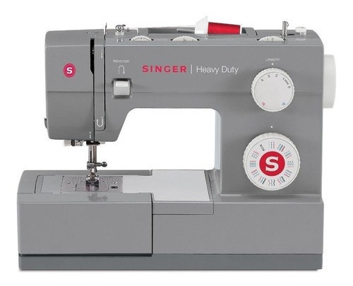 Máquina De Coser Recta Singer Heavy Duty 4432 Portable Gris 