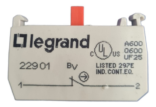 Bloque De Contacto Auxiliar Legrand 22901 1n.c